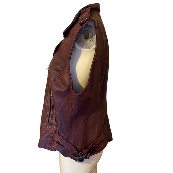 💫HP💫NuBorn Leather NWT - Lady Biker’s Lambskin Vest 3X - Picture 6 of 16